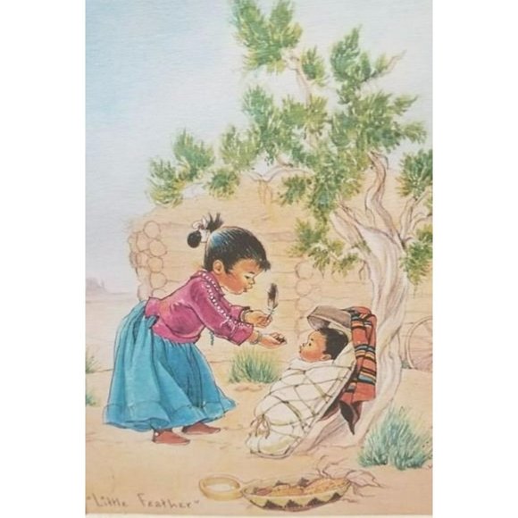 1966 Vera Louise Drysdale Native American Matted Prints - Picture 2 of 7